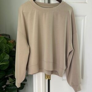 Lululemon Softstreme Perfectly Oversized Cropped Crew